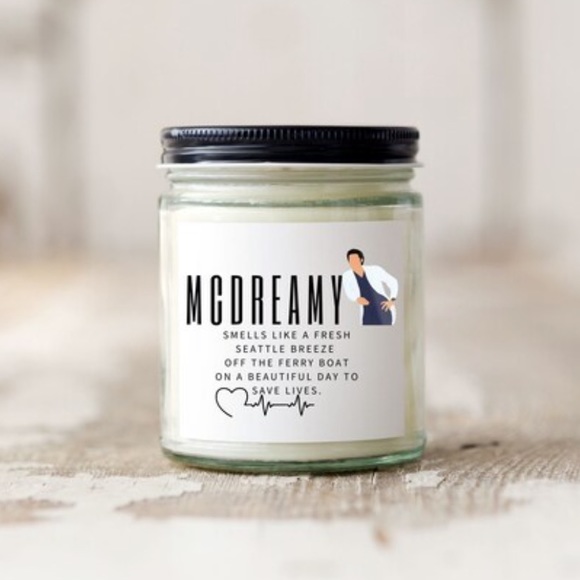 Other - McDreamy Gray’s Anatomy Candle, Derek Shepherd
